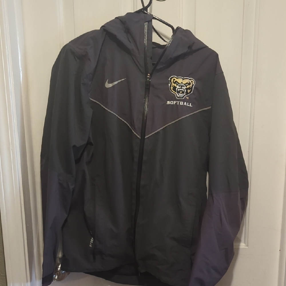 Nike Gray Windbreaker Jacket
